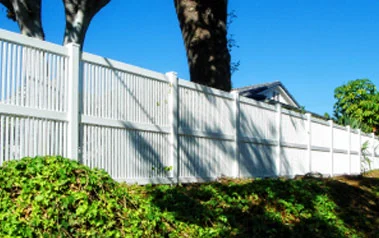 Semi-Privacy Vinyl Fence Fence