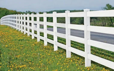 Vinyl Ranch Rail Fence