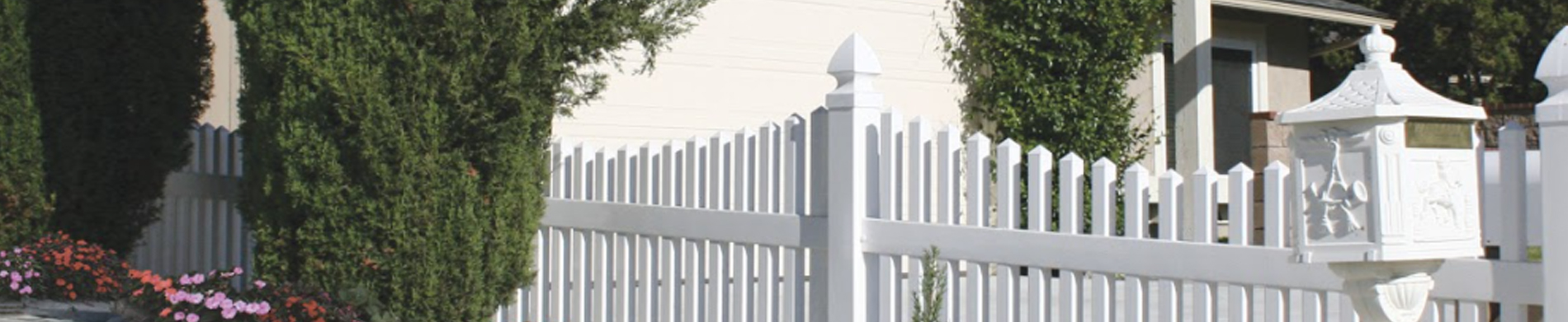 How about installing traditional vinyl fencing from Duramax?